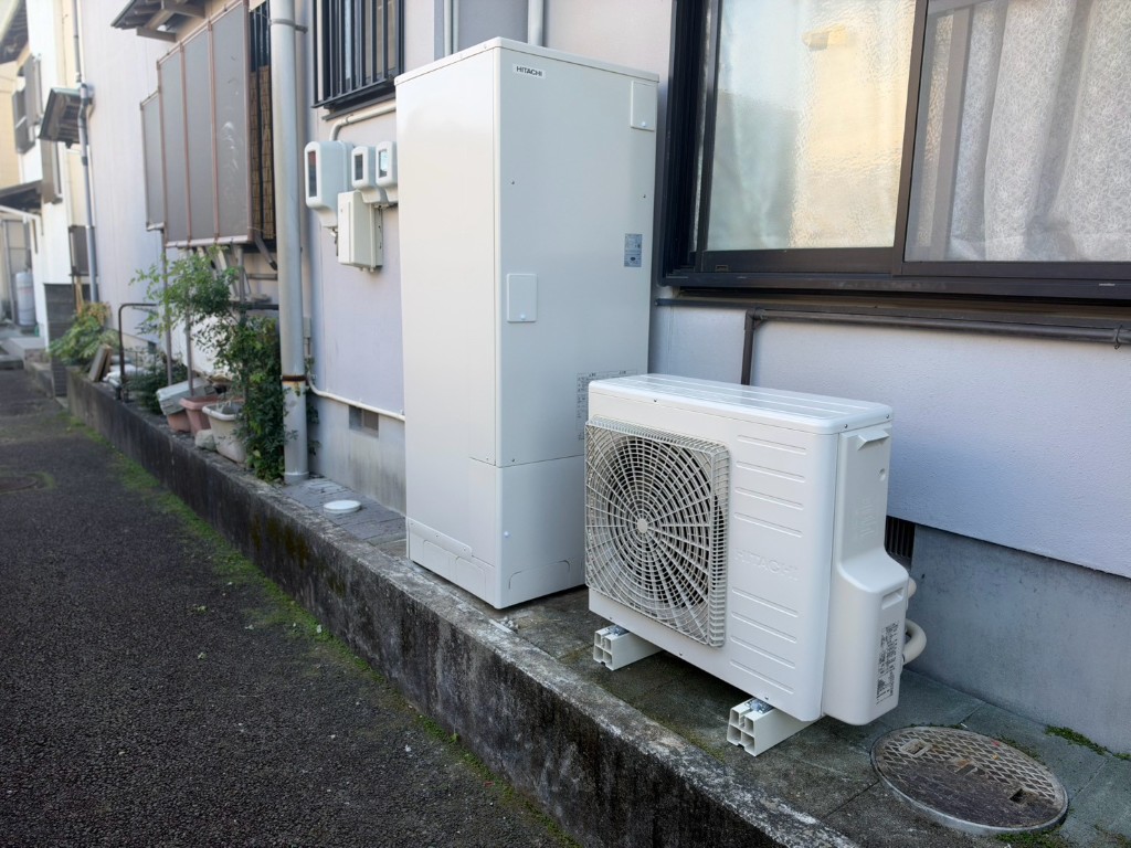 日立エコキュートへの交換工事(施工後)